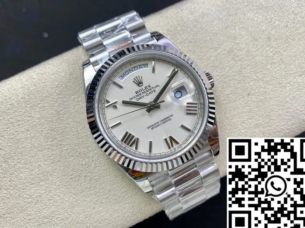 Rolex EW Factory Silver Date Dial Day 228239-83419 0123